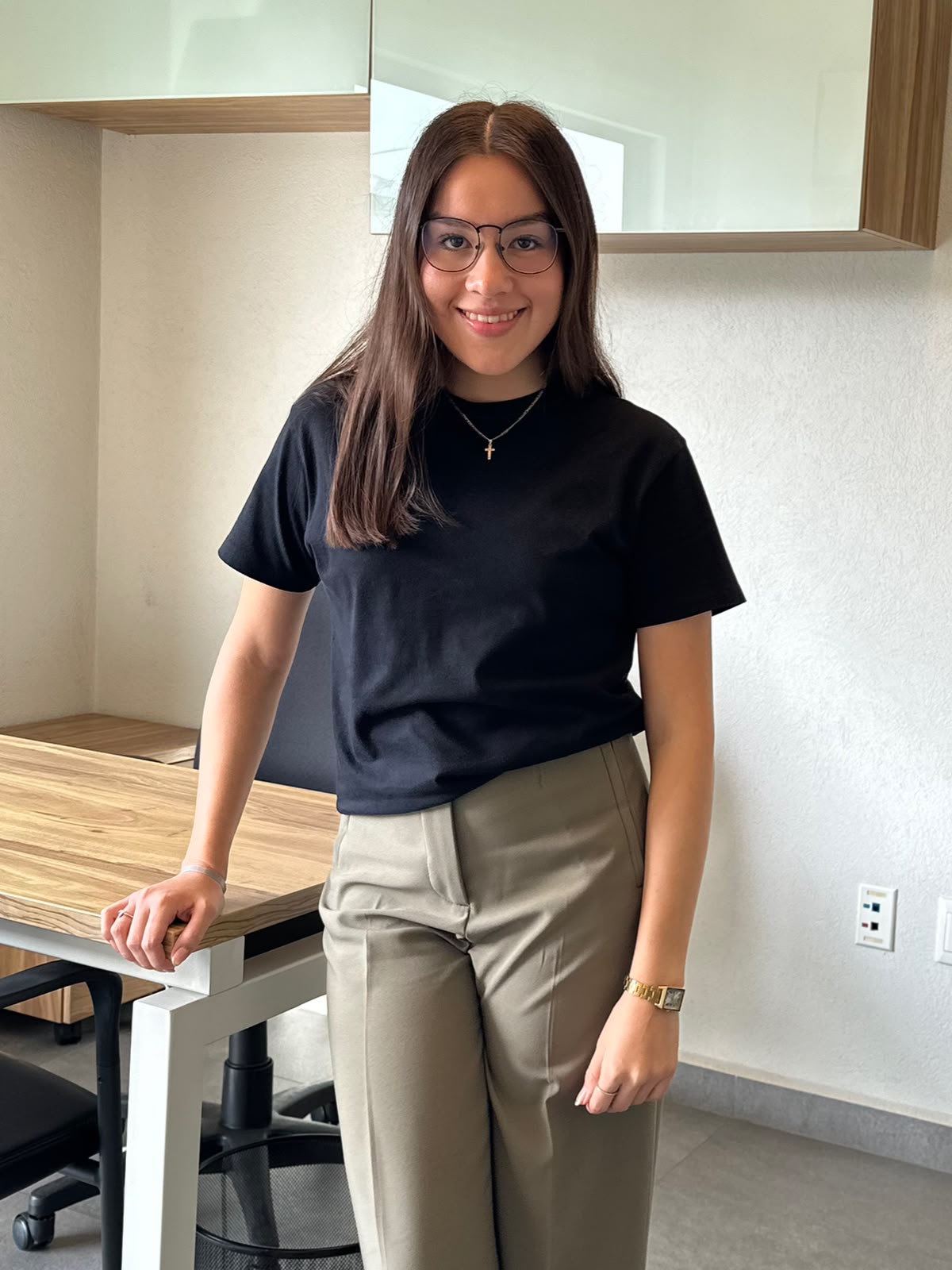 Lilan en su espacio de trabajo